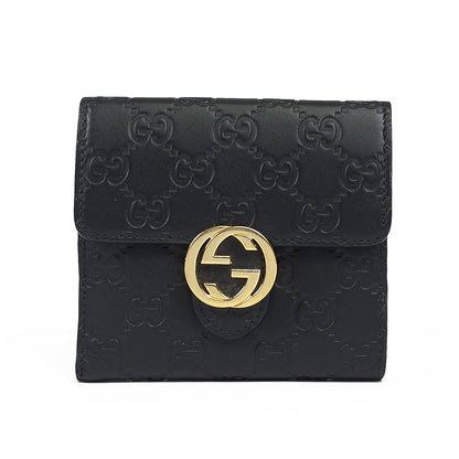 Gucci GG Gold-Plated Shima Bi-Fold Wallet 369676 127378470