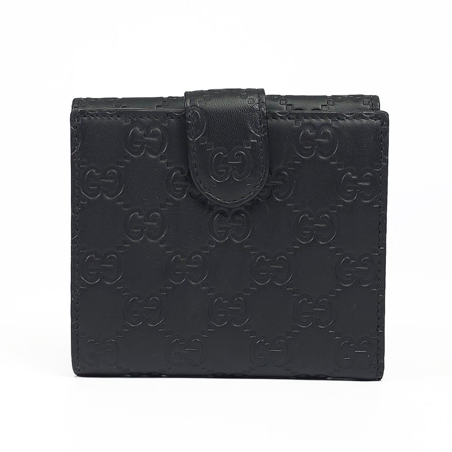 Gucci GG Gold-Plated Shima Bi-Fold Wallet 369676 127378470