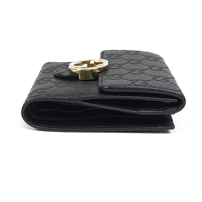 Gucci GG Gold-Plated Shima Bi-Fold Wallet 369676 127378470