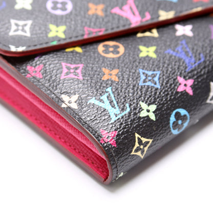 Sarah Wallet NM Multicolor Monogram