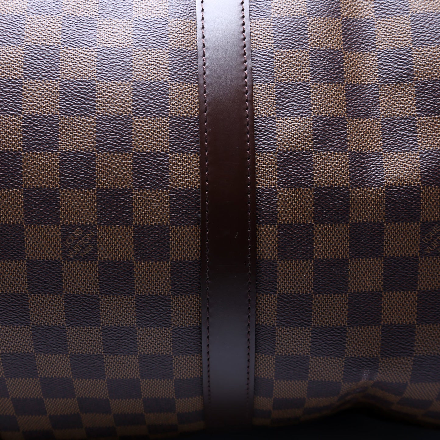 Keepall 55 Damier Ebene Bandouliere