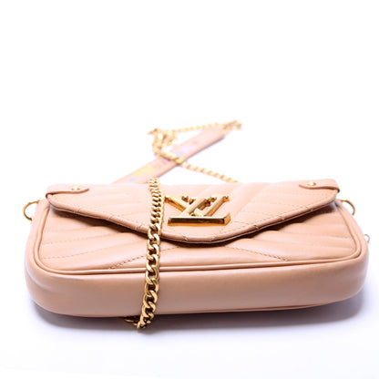 New Wave Chain Pochette Tan