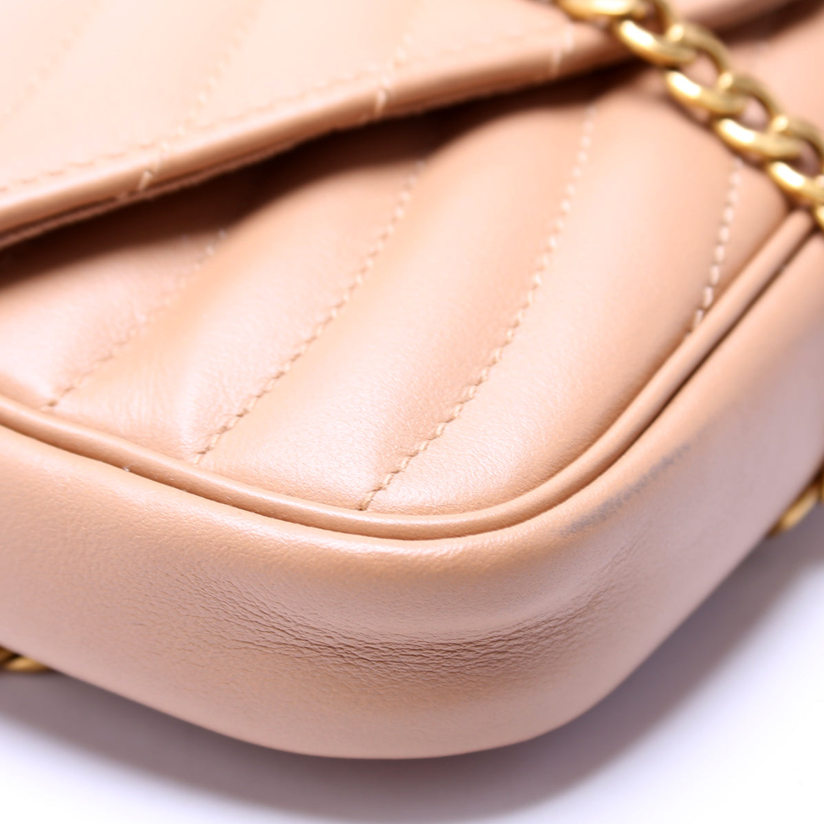 New Wave Chain Pochette Tan