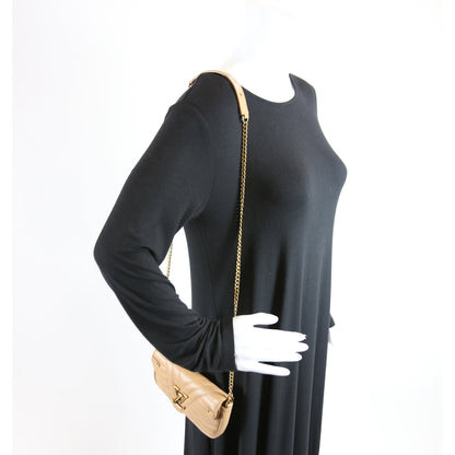 New Wave Chain Pochette Tan