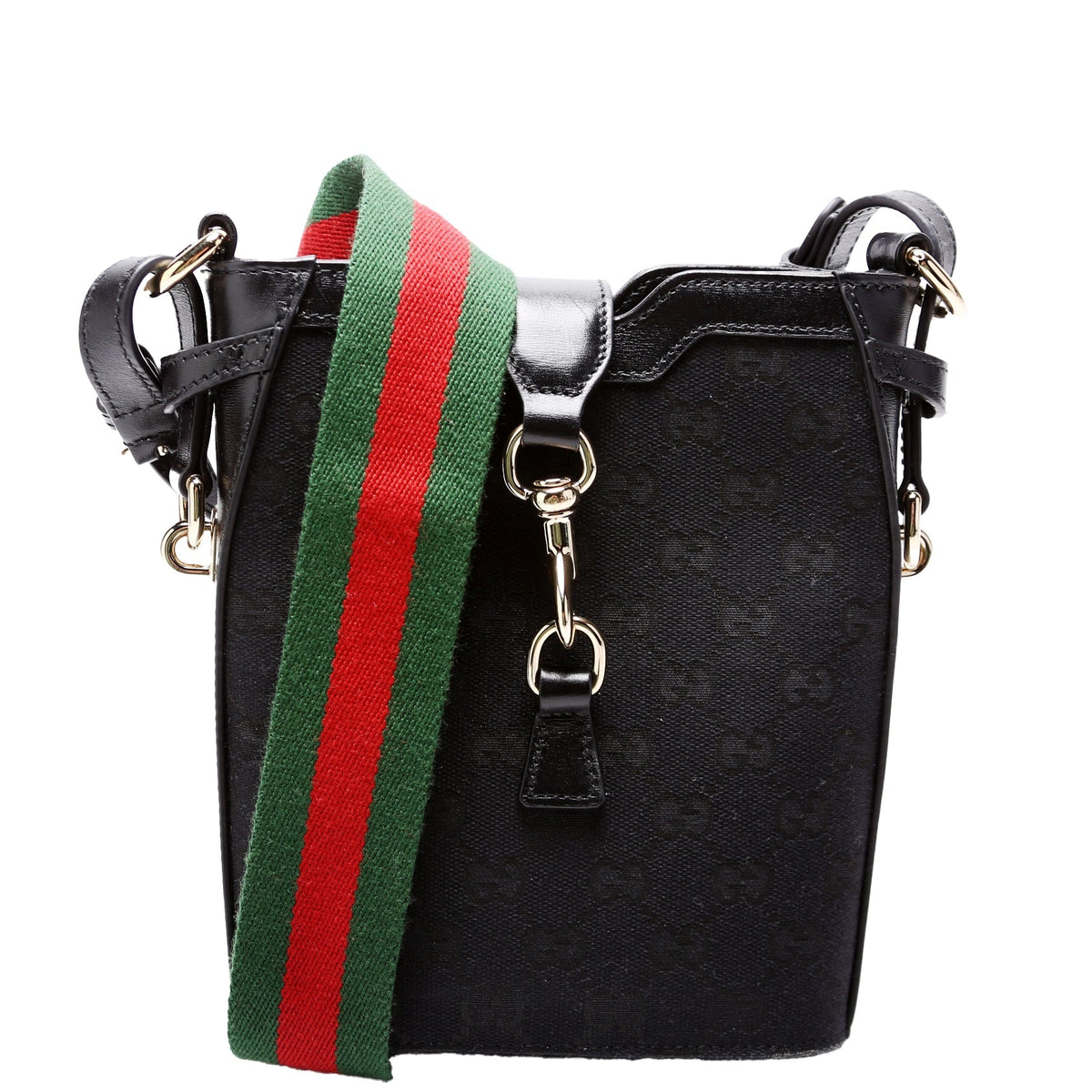 Gucci Canvas Mini Bucket Shoulder Bag