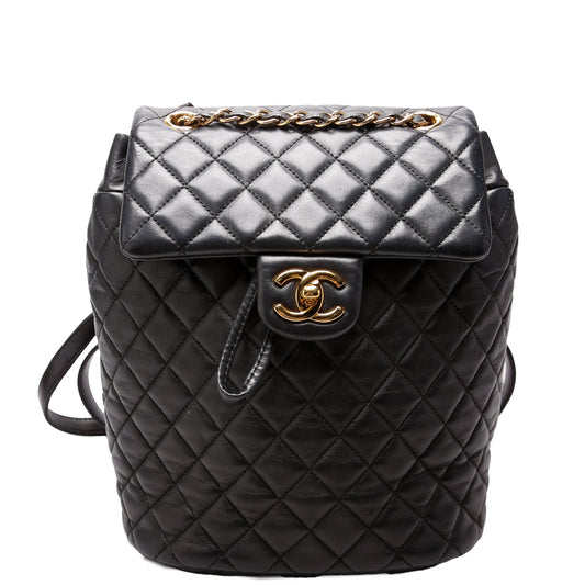 Chanel Urban Spirit Backpack Small Lambskin Black