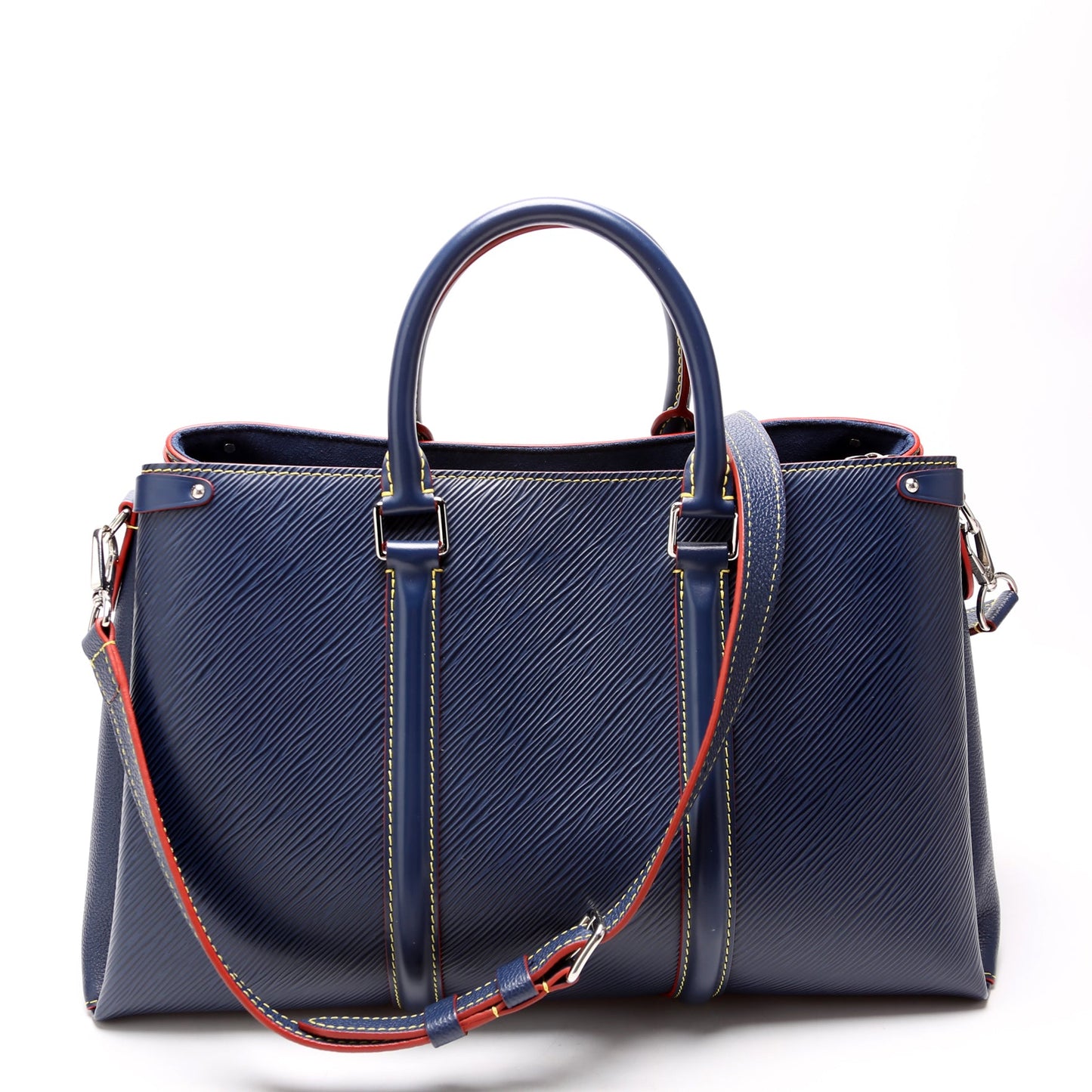 Louis-Vuitton Soufflot MM Epi Navy