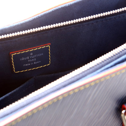 Louis-Vuitton Soufflot MM Epi Navy