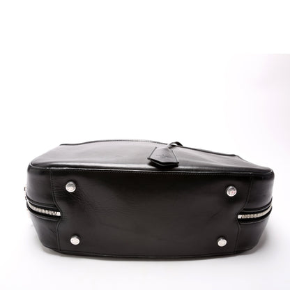 Frontier Leather Suitcase Black