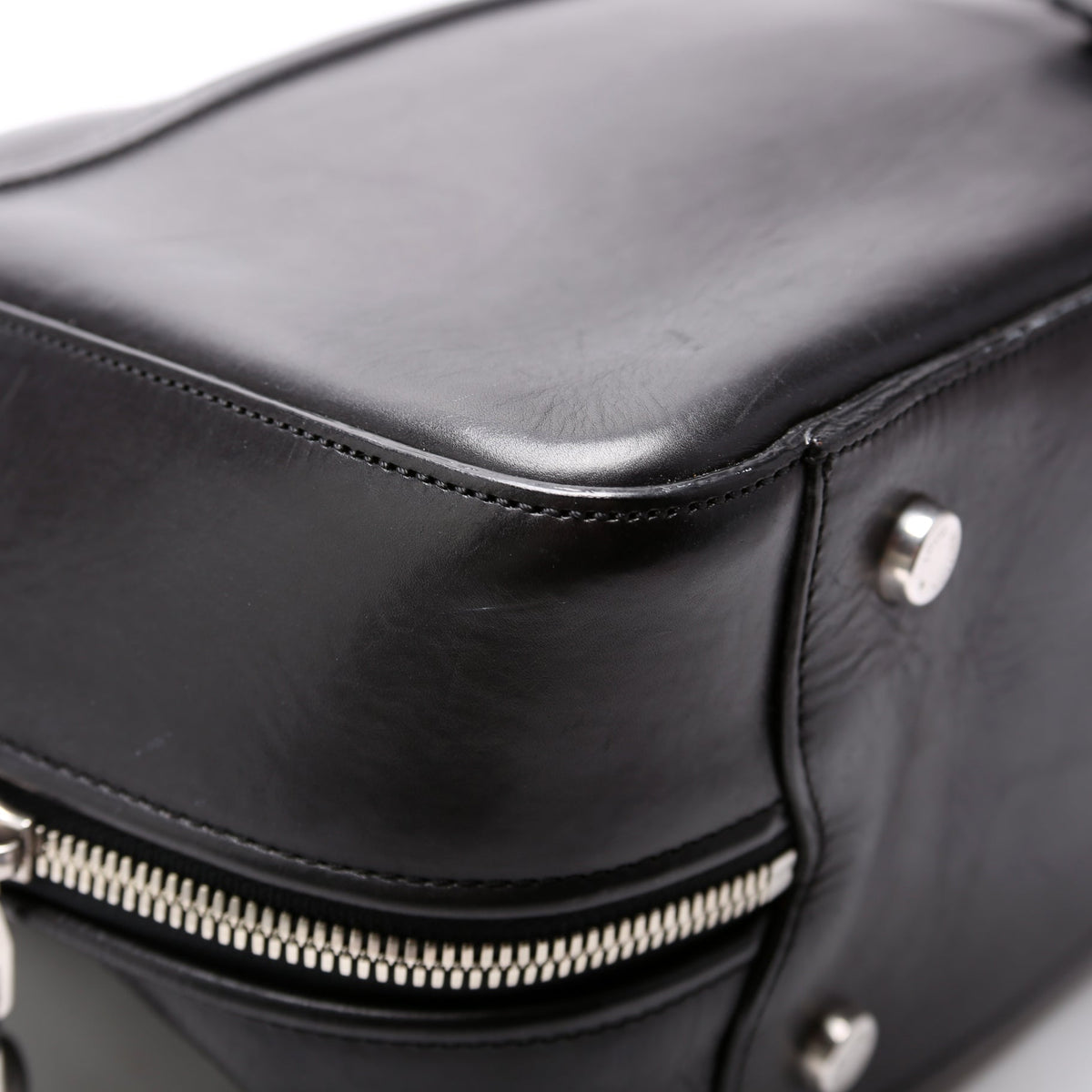 Frontier Leather Suitcase Black