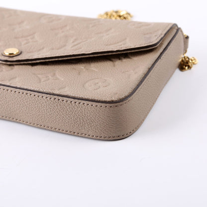 Pochette Felicie Empreinte Turtledove
