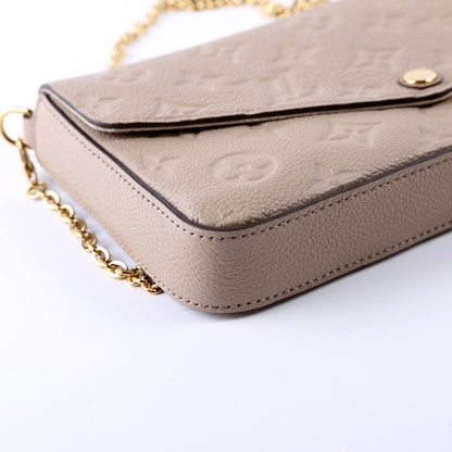 Pochette Felicie Empreinte Turtledove