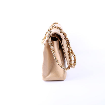 Chanel Classic Flap Jumbo Caviar 30M Tan