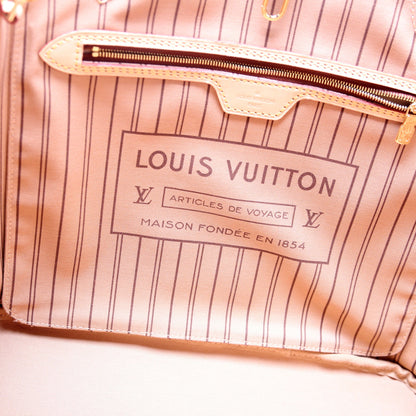 Neverfull W/Wallet MM Monogram Beige