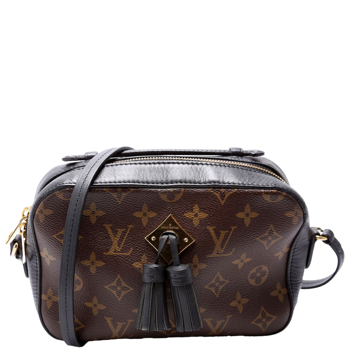 Louis-Vuitton Saintonge Monogram Black