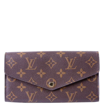 Sarah Wallet Monogram Newer Red
