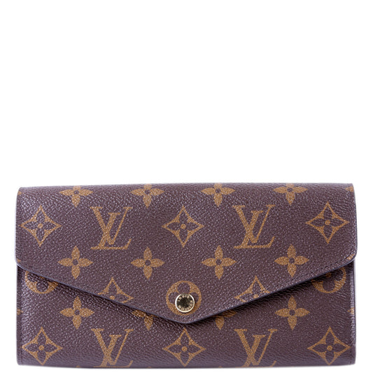 Sarah Wallet Monogram Newer Red