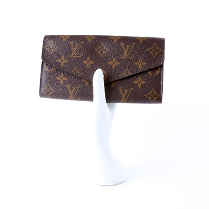 Sarah Wallet Monogram Newer Red