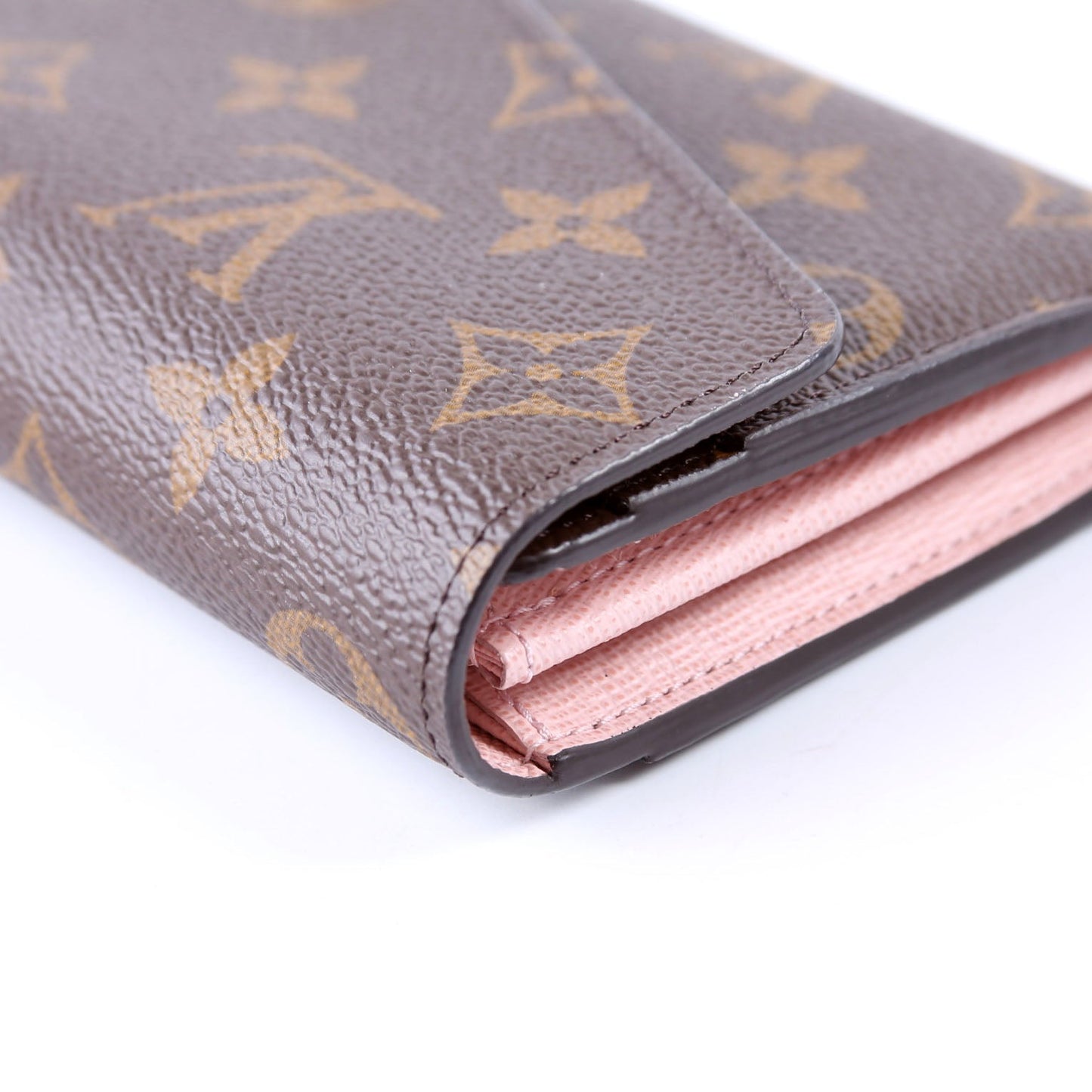 Sarah Wallet Monogram Newer Pink