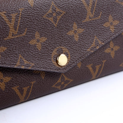 Sarah Wallet Monogram Newer Pink