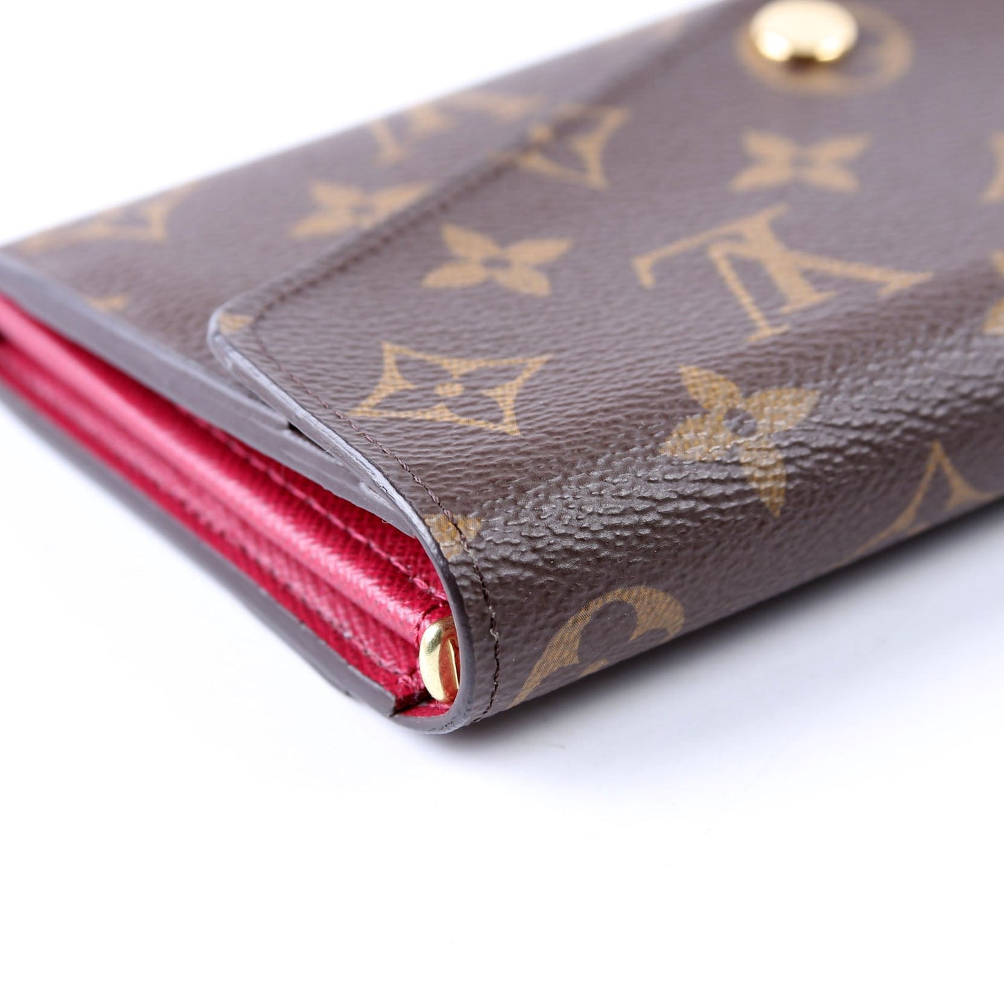 Sarah Wallet Monogram Newer Berry
