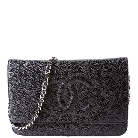 Chanel Wallet On Chain Timeless CC Caviar