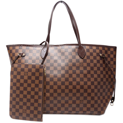 Neverfull With Wallet GM Damier Ebene