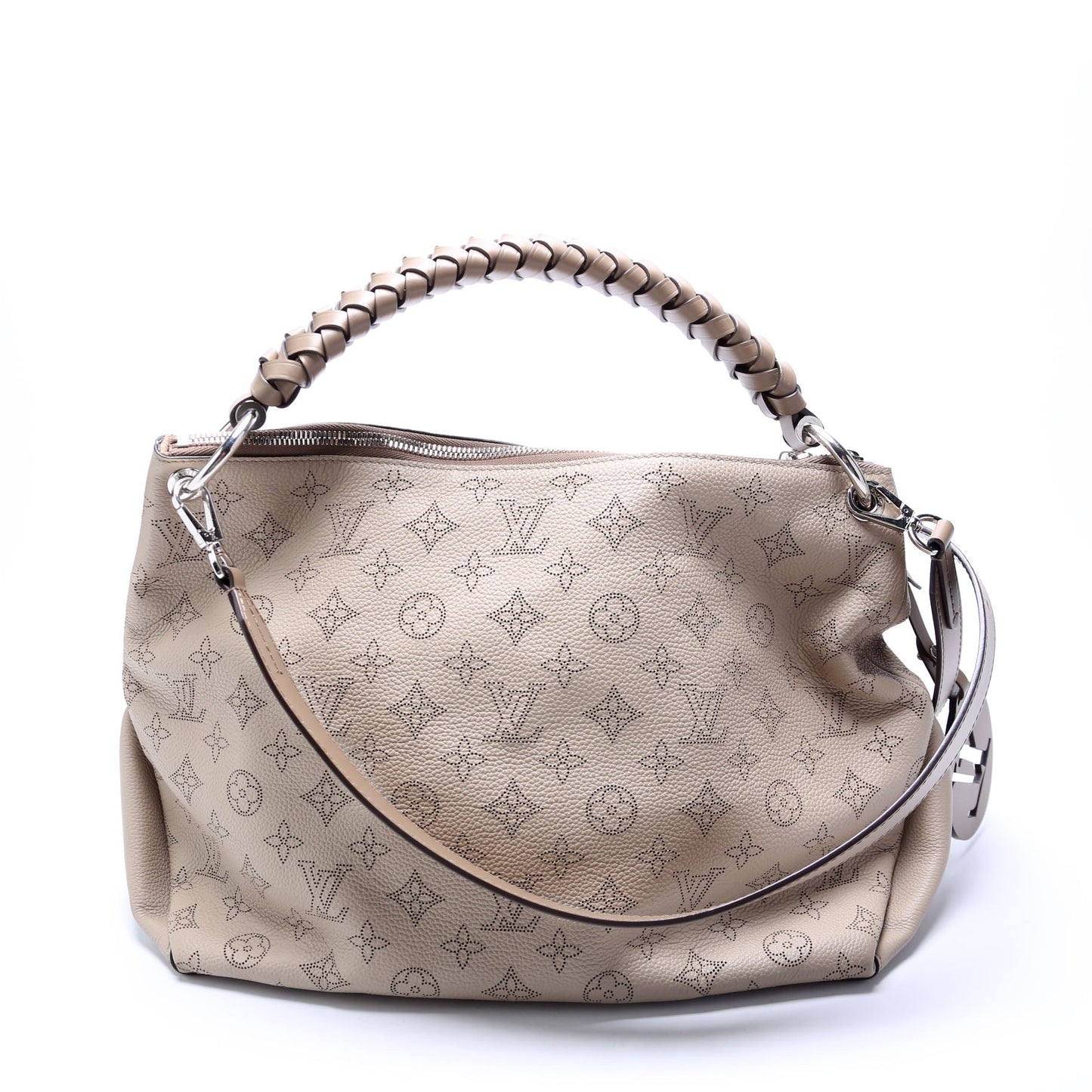 Louis-Vuitton Beaubourg Hobo MM Mahina Nude