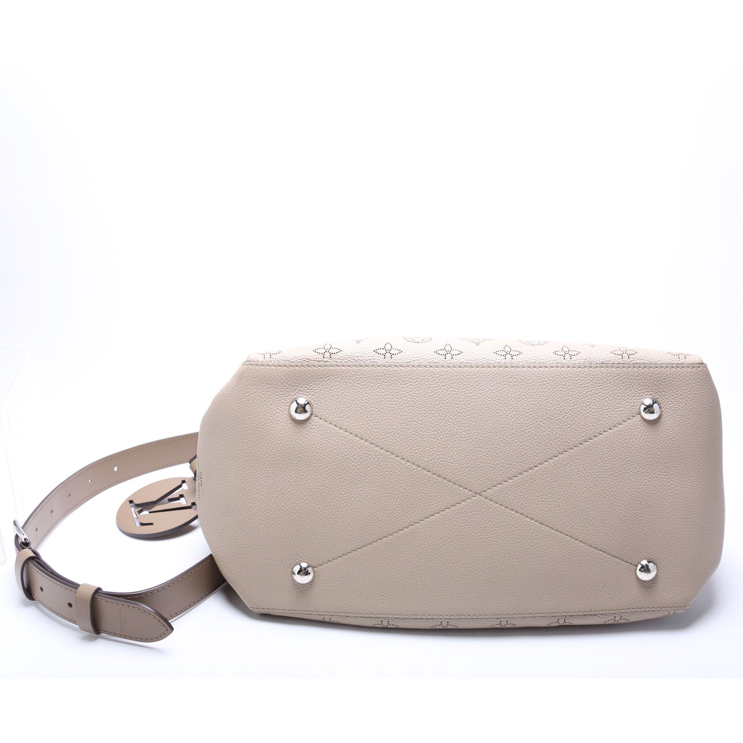 Louis-Vuitton Beaubourg Hobo MM Mahina Nude