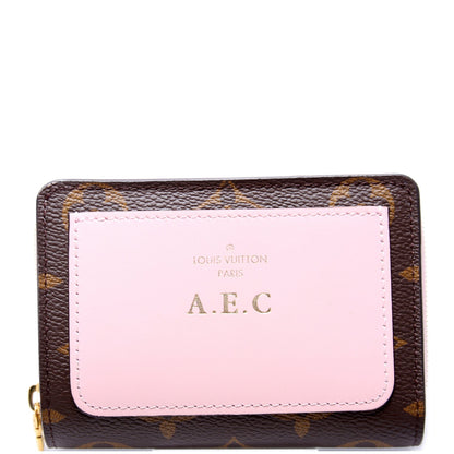 Lou Wallet Monogram Pink
