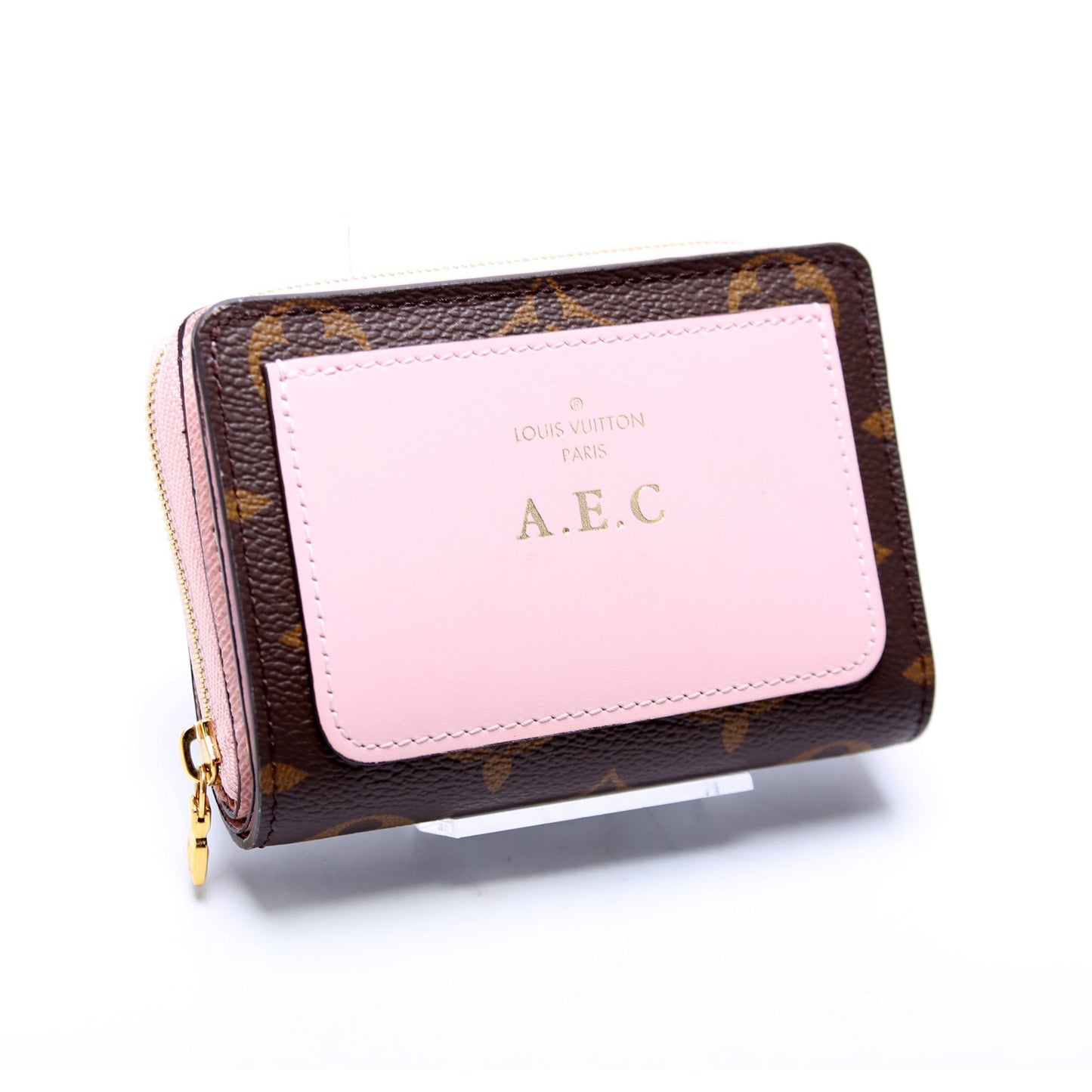 Lou Wallet Monogram Pink