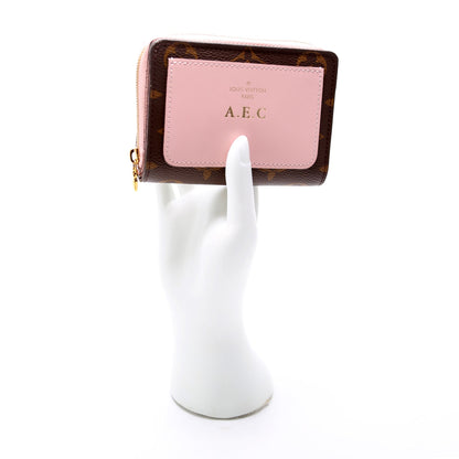 Lou Wallet Monogram Pink