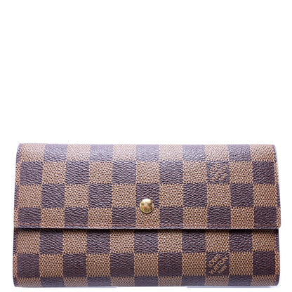 Louis-Vuitton Sarah Wallet Damier Ebene