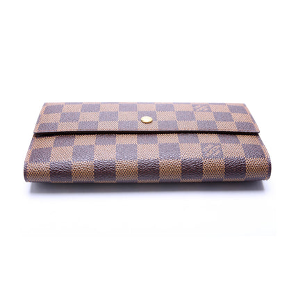 Louis-Vuitton Sarah Wallet Damier Ebene