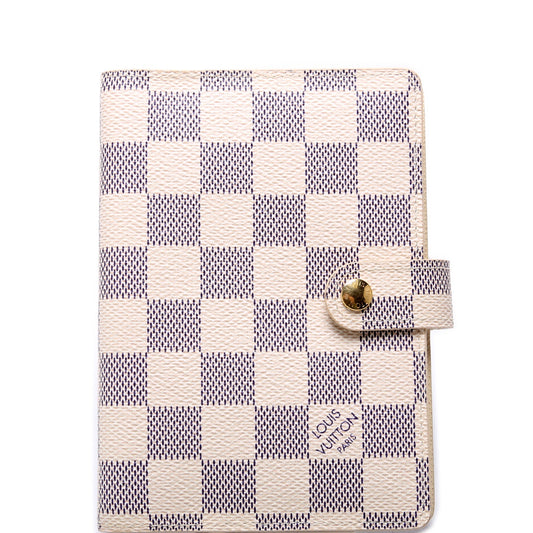 Agenda Small Ring Damier Azur