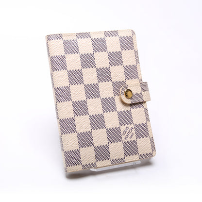 Agenda Small Ring Damier Azur