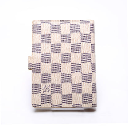 Agenda Small Ring Damier Azur