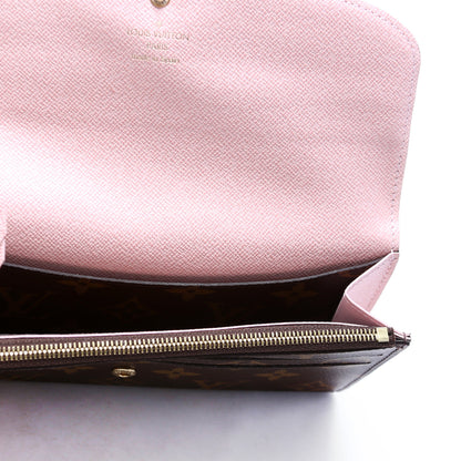 Emilie Wallet Monogram Newer Pink