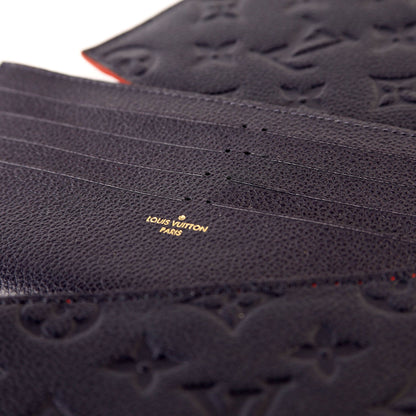 Pochette Felicie Empreinte Navy
