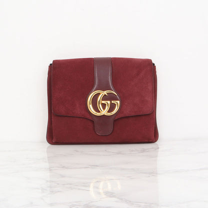 Gucci Suede GG Logo Ali Shoulder Bag 550126 142914150