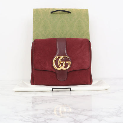 Gucci Suede GG Logo Ali Shoulder Bag 550126 142914150