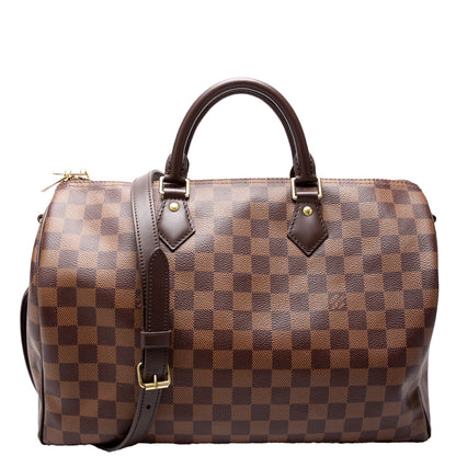 Speedy 35 Bandouliere Damier Ebene