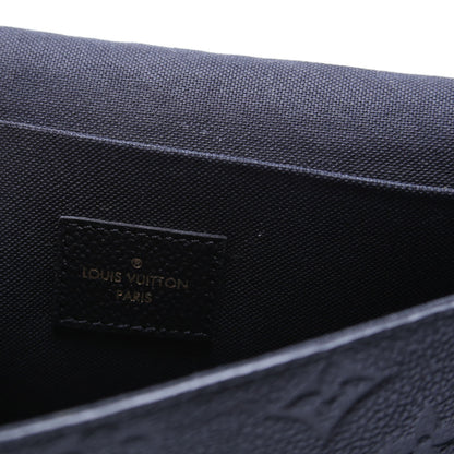 Pochette Felicie Empreinte Black
