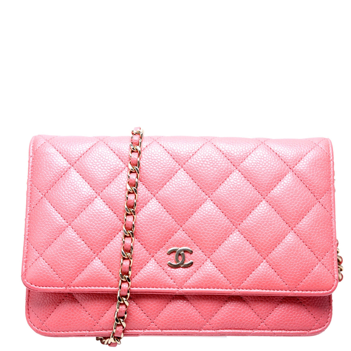 Chanel WOC Classic Quilted Caviar Pink
