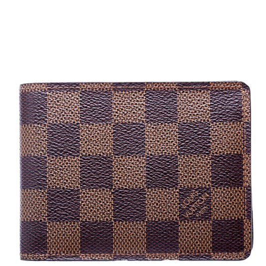 Mens Multiple Wallet Damier Ebene