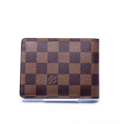 Mens Multiple Wallet Damier Ebene