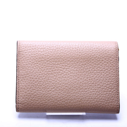 Capucines Wallet Compact Beige