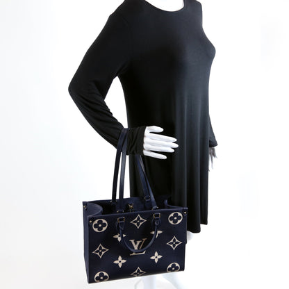 ONTHEGO MM Bicolor Empreinte Navy