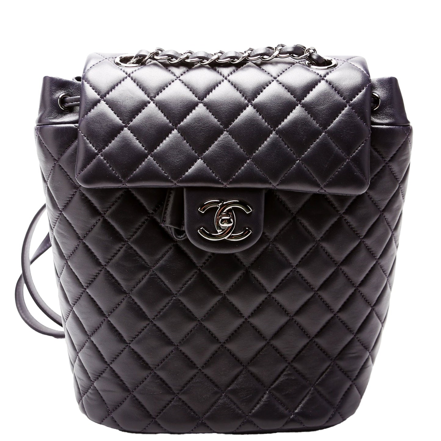 Chanel Urban Spirit Backpack Small Lambskin Navy