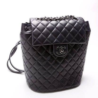Chanel Urban Spirit Backpack Small Lambskin Navy